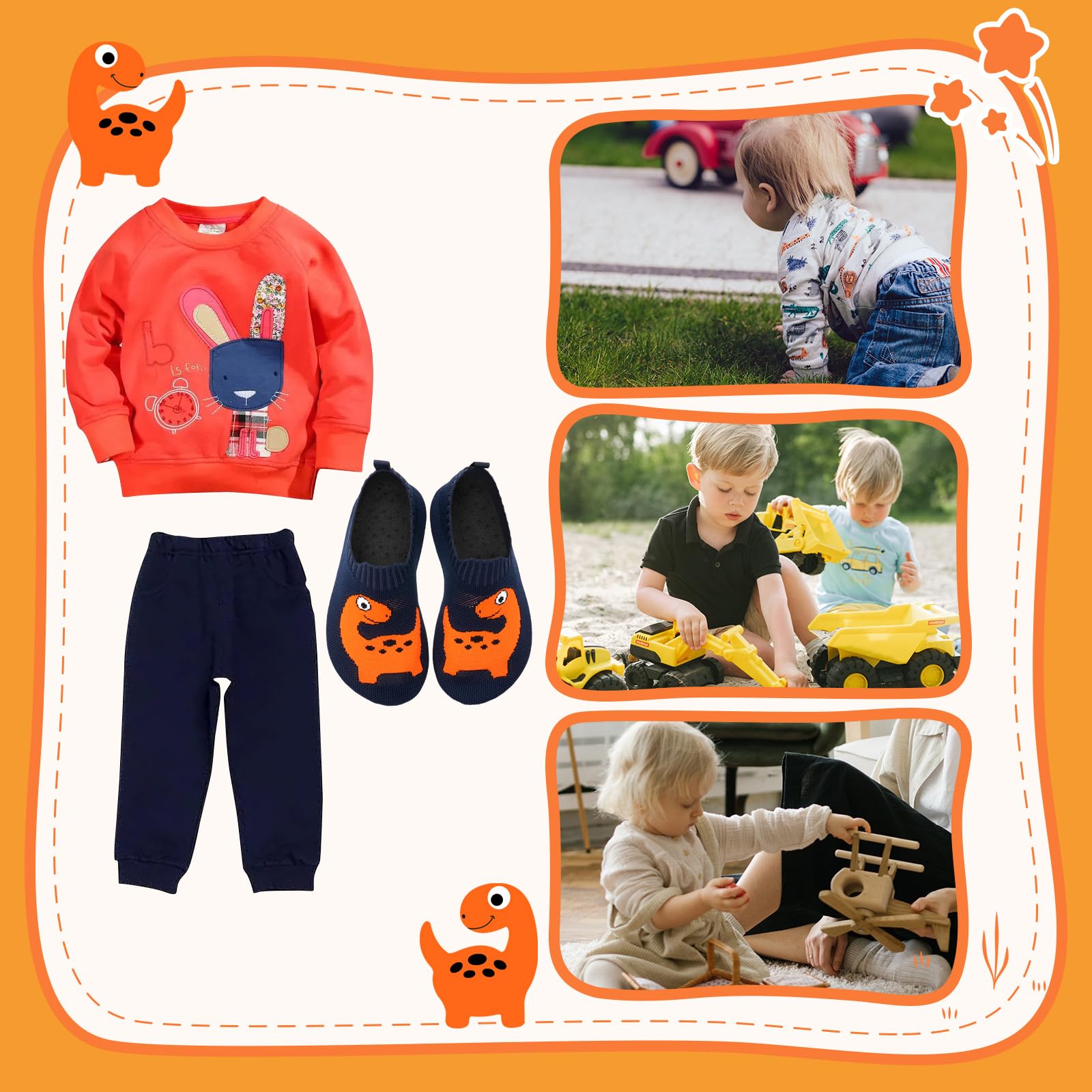 WateLves Pantofole per Bambini Unisex Scarpe a Magli Antiscivolo Ciabatte da Casa per danno la sensazione di camminare a piedi nudi Antiscivolo & Leggero
