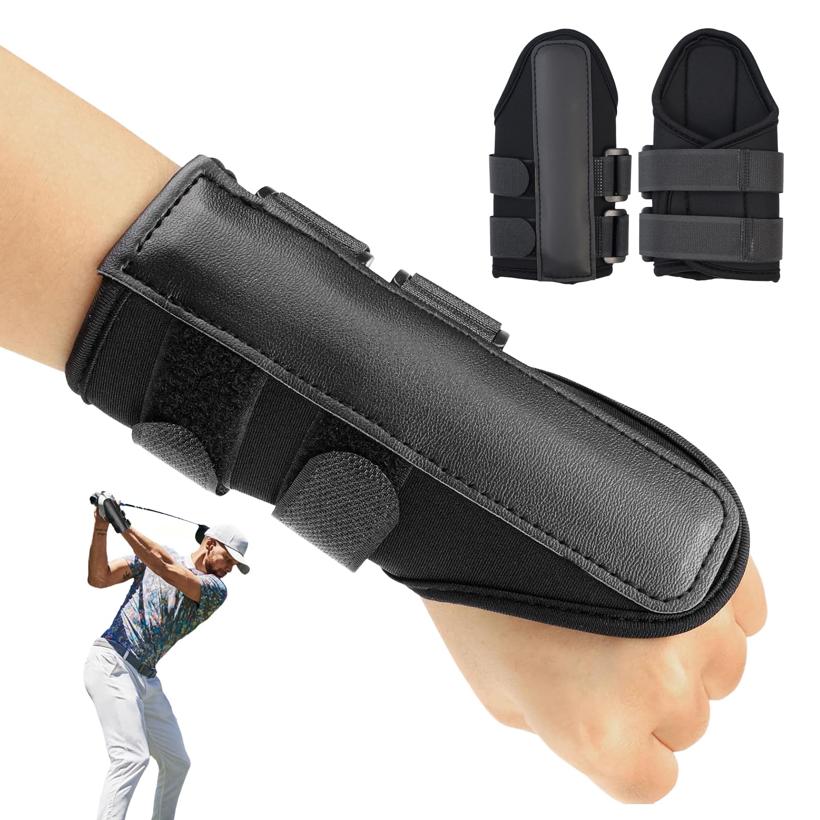 Muñequeras de golf de neopreno para entrenamiento y soporte de muñeca