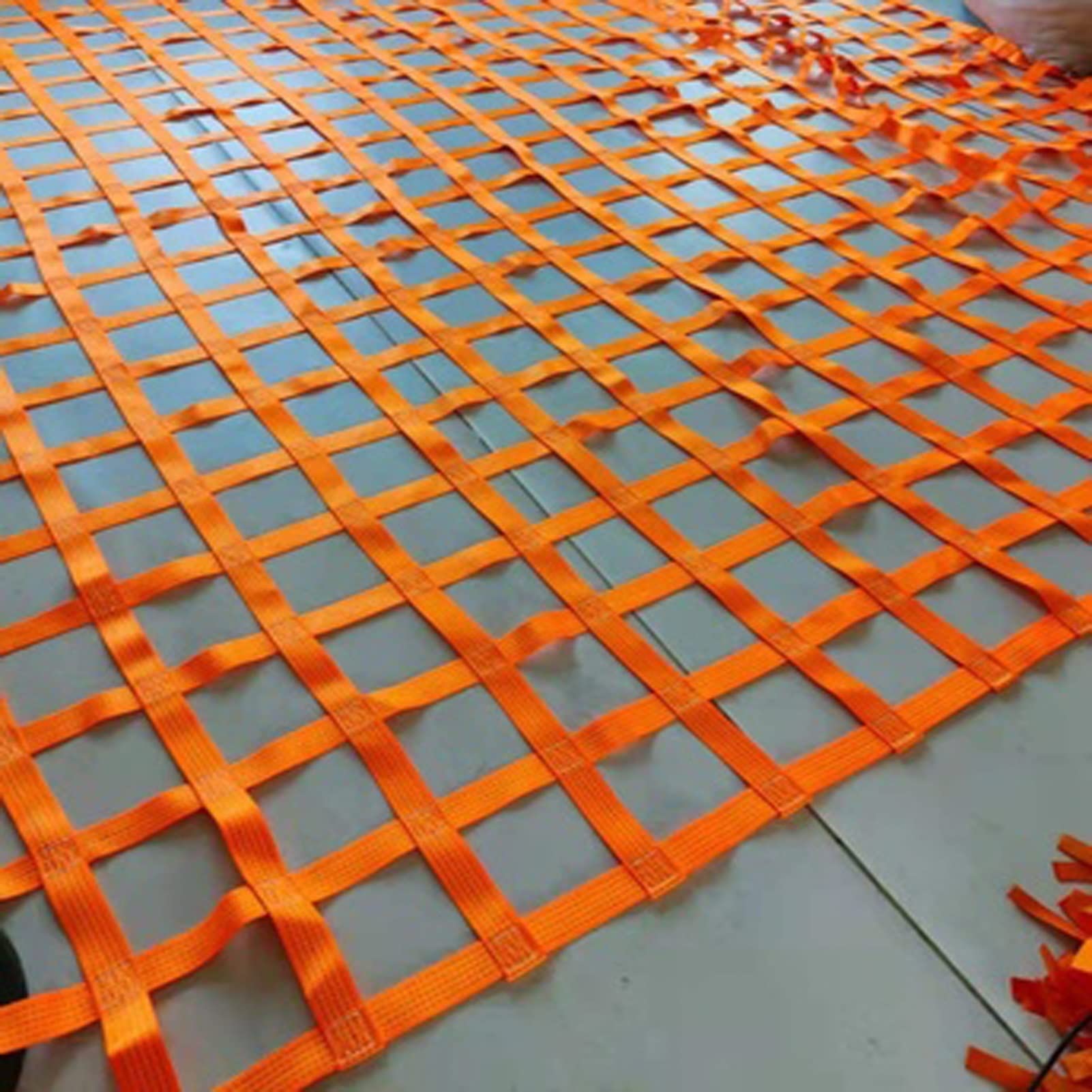 Regalhebenetz, Flacher Polyester-Frachthebesack, Logistik, Baufrachthebenetz, World Sports-Sprungnetz, Anhängernetz, Frachtnetzaufzug (Größe: 1,5 x 1,5 m/Last: 300 kg)