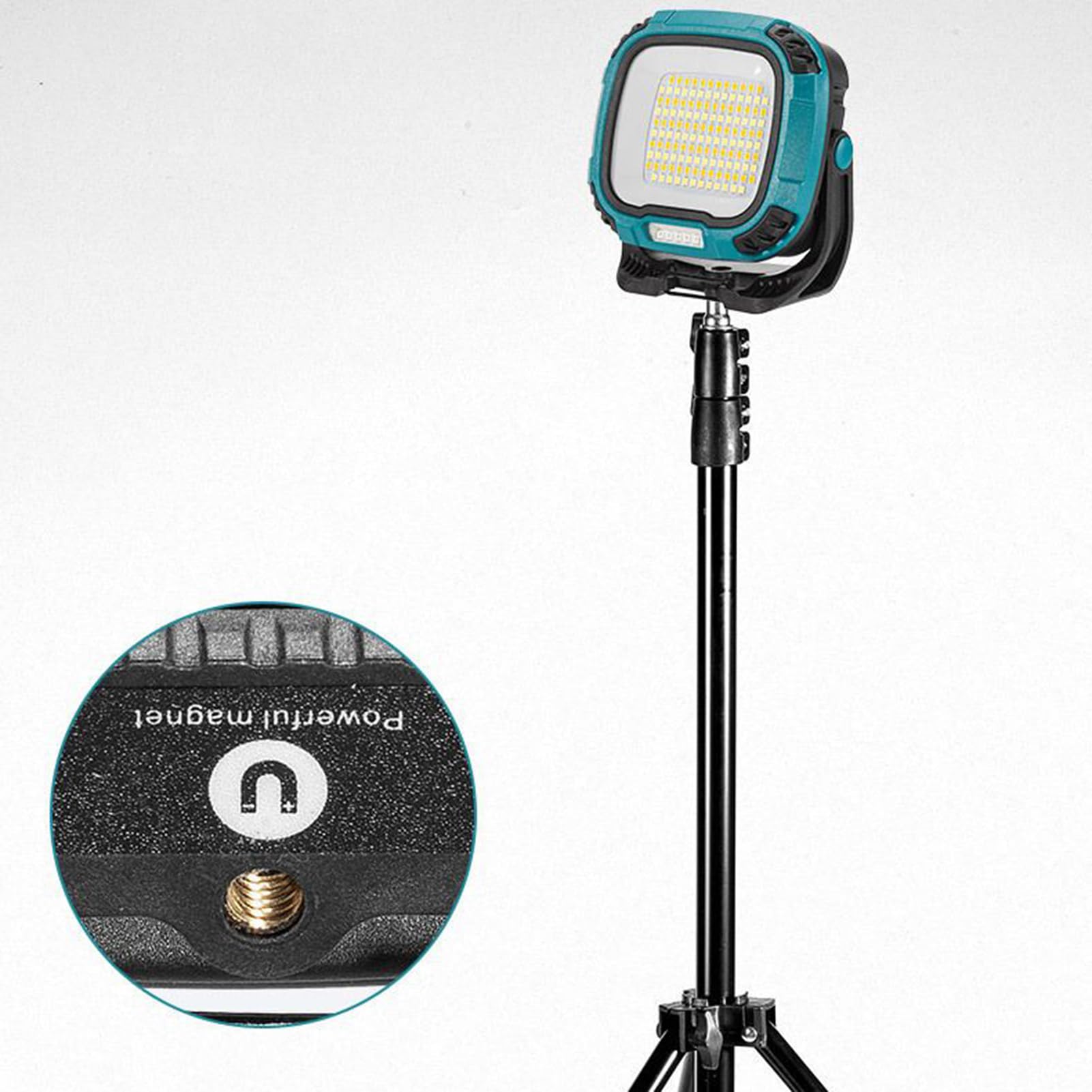 Lampada Lavoro Magnetica Luce Esterna da Campeggio | Lampada Luminosa USB Impermeabile Antipolvere per Lavoro Cantiere Pesca Lettura ad Alta Luminosità