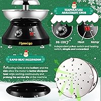 Vista 5 de Fuente de chocolate, torre comercial de fondue de chocolate caliente, 5 niveles, 7 libras, gran capacidad, máquina de calentamiento de fusión