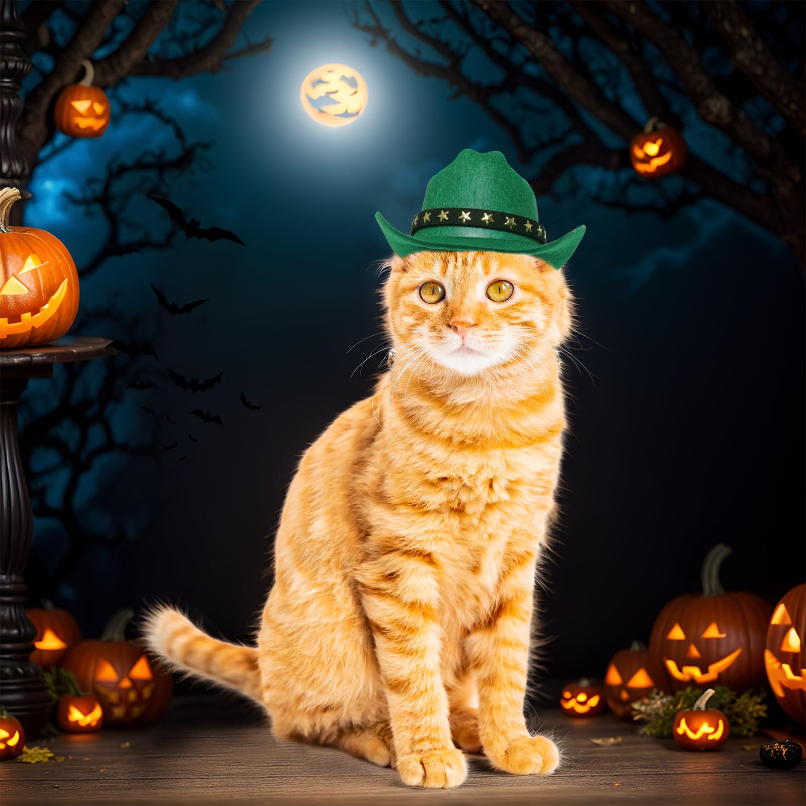 Choyaxo Baskenmütze Für Kleine Hunde & Katzen - Verstellbar, Lustiges Halloween-Accessoire