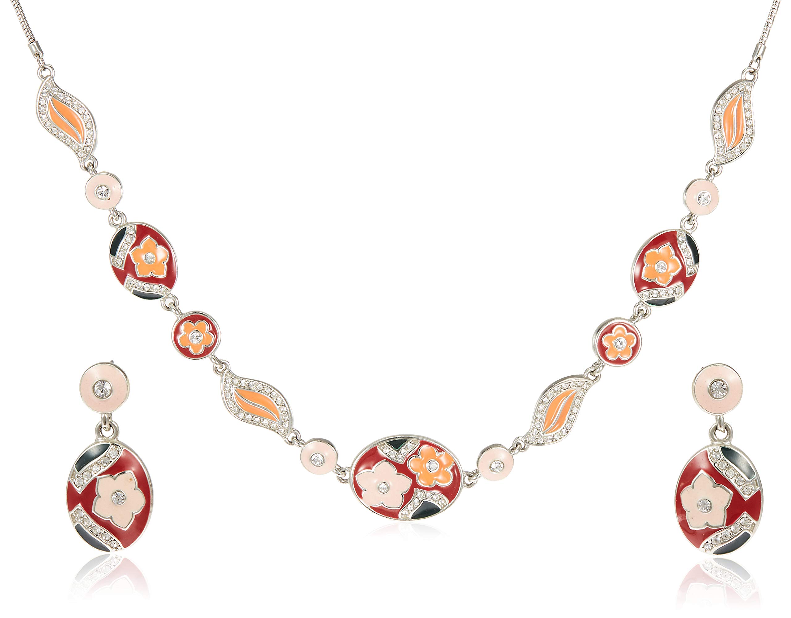 Estele Trendy and Fancy Fashion Jewellery Design Necklace Set for Women (B08D879S81) Amazon Price History, Amazon Price Tracker
