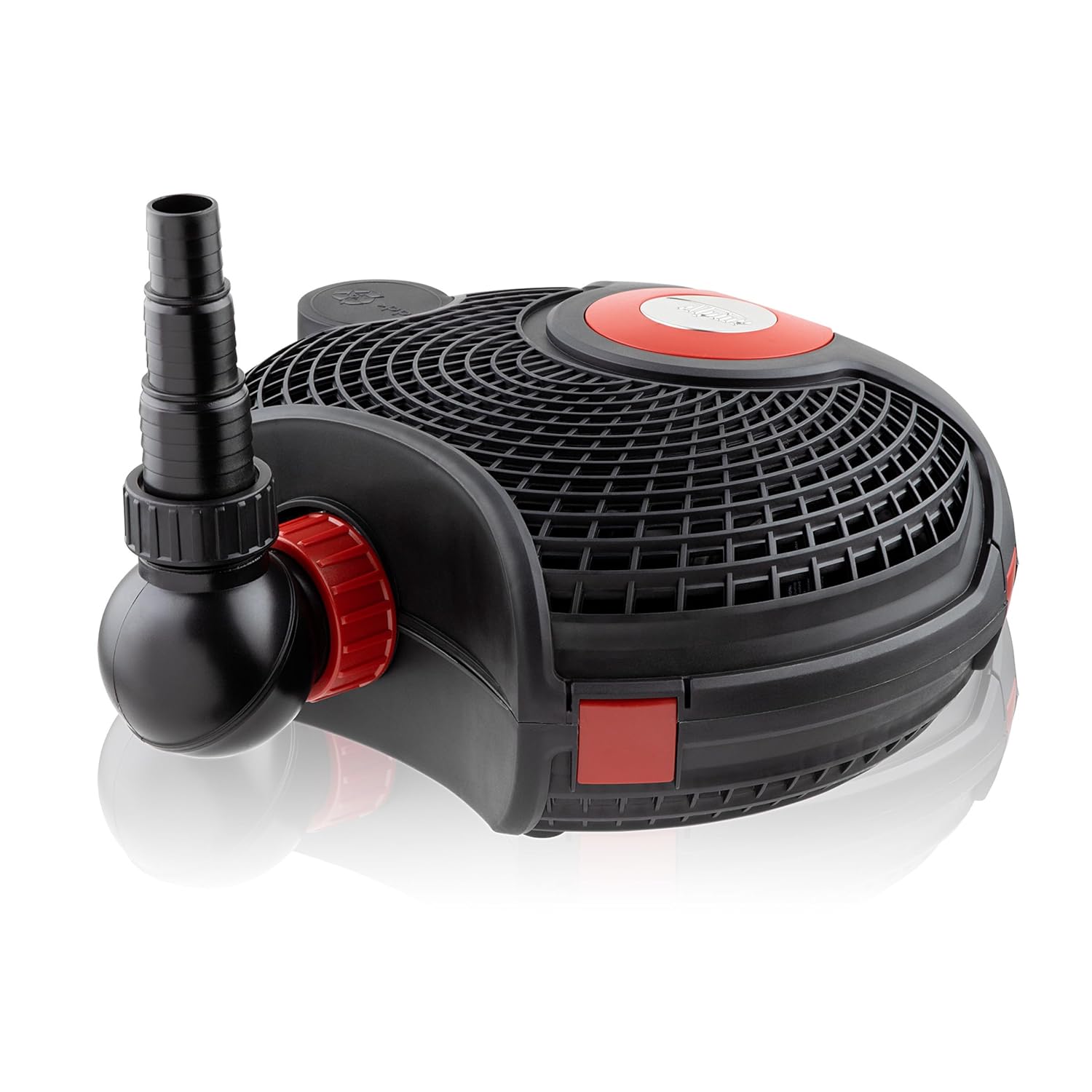 Alpine Corporation PUR5400C Eco-Sphere 5400 GPH Pond Pump with Controller and 33-ft Cord, Energy-Saving, Black/Red