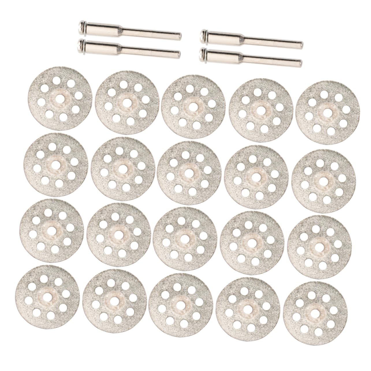 Diamond Cutting Discs Set 20pcs 22mm Mini Circular Blades Grinder Cutting Wheel for Gemstones Glass Ceramics