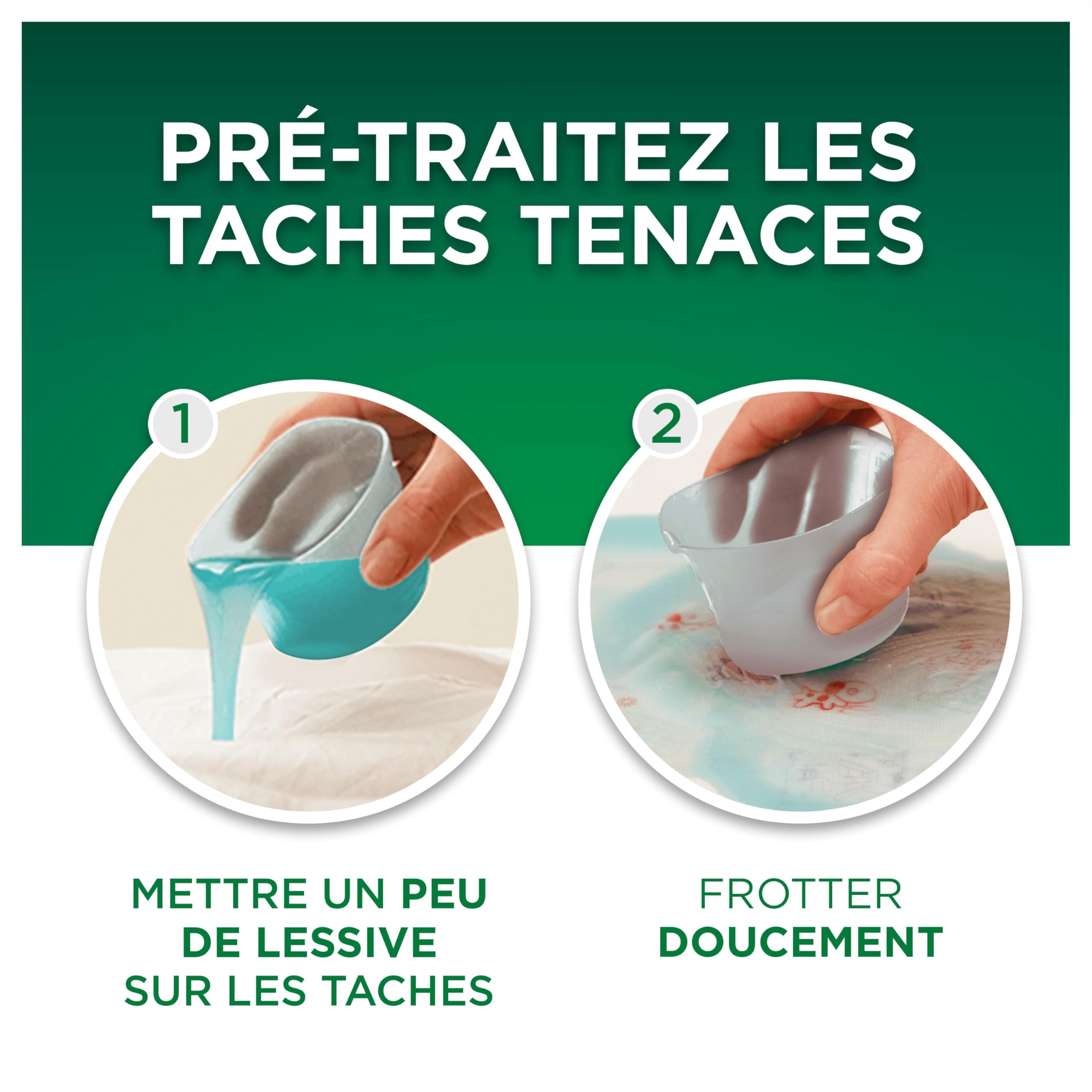 Ariel Original Lessive Liquide, 100 Lavages, Action Détachante En 1 Seul Lavage, Impeccable Même à Froid, Fabriqué en France