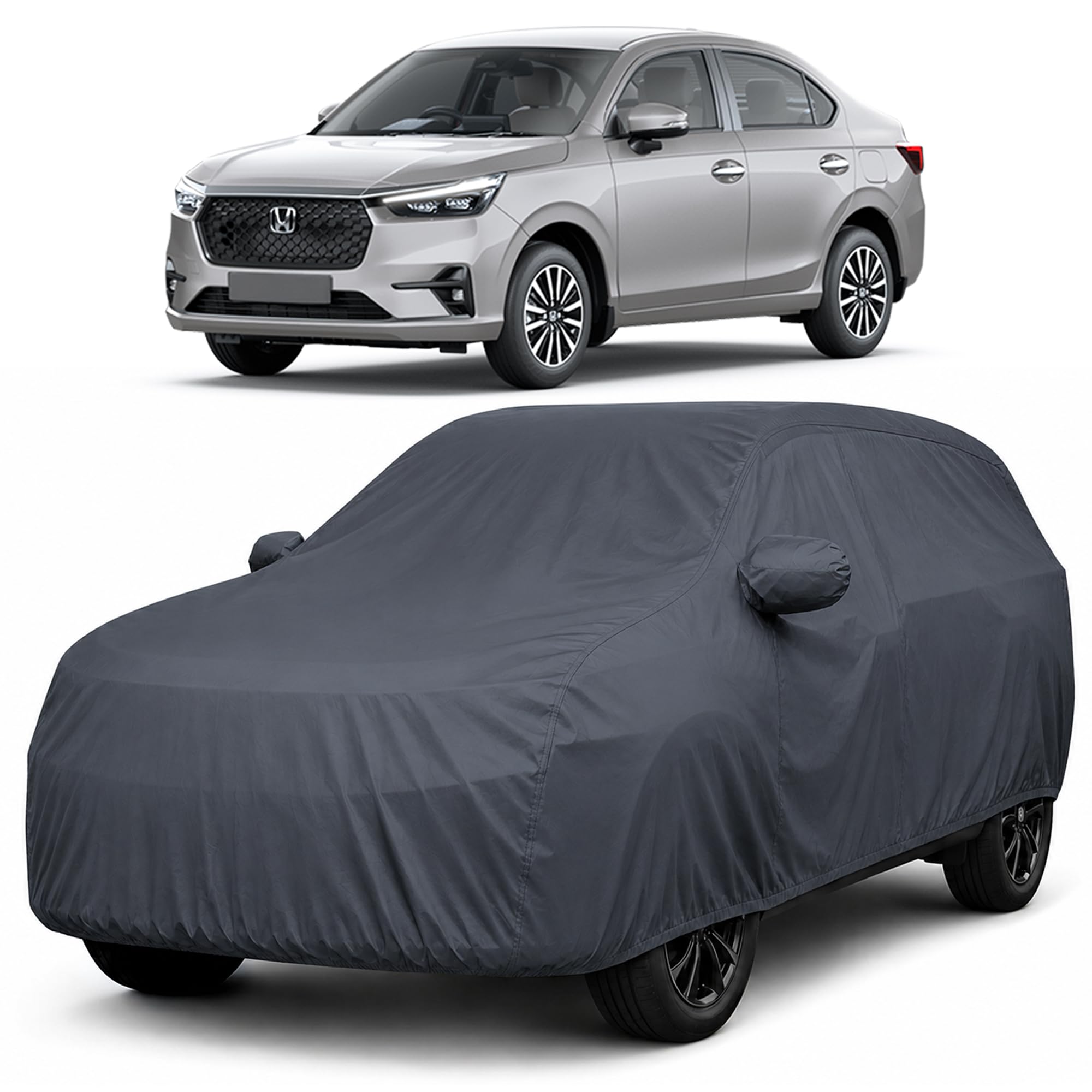 Autofact Premium Waterproof Car Cover for Amaze 2025-2026 | High Quality Rain Cover Fabric |Triple-Stitched |Lightweight & Soft Feel|Dustproof & Scratchproof |Indoor & Outdoor Use