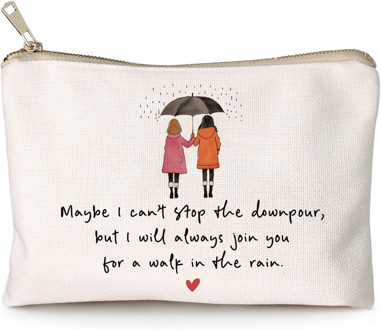 Maybe I Can't Stop The Downpour Cosmetic Bag Review: The Best Tough Times Sister Gift?