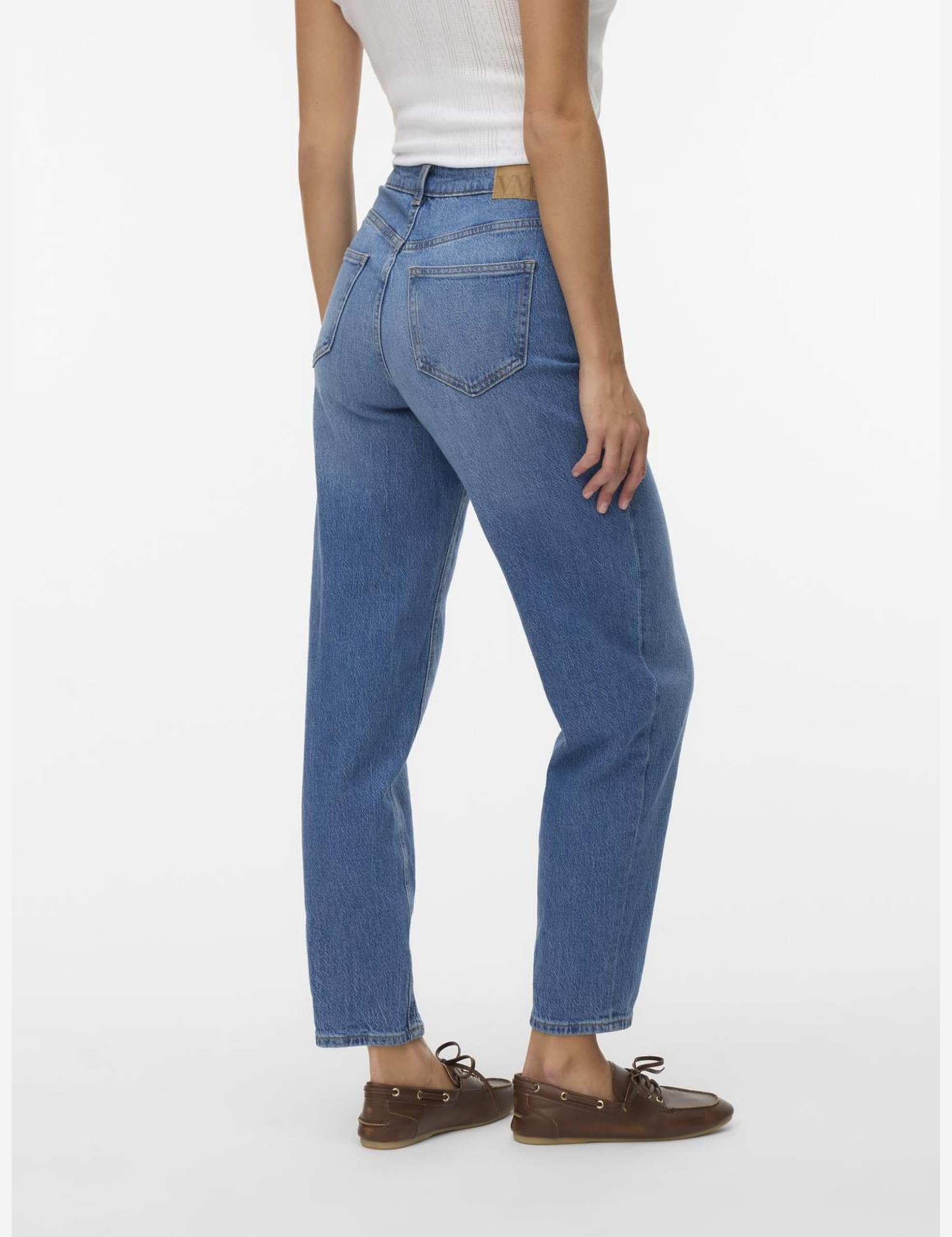 VERO MODA - Vmtessa HR Mom Jeans Ra380 Ga Noos, Jeans Donna