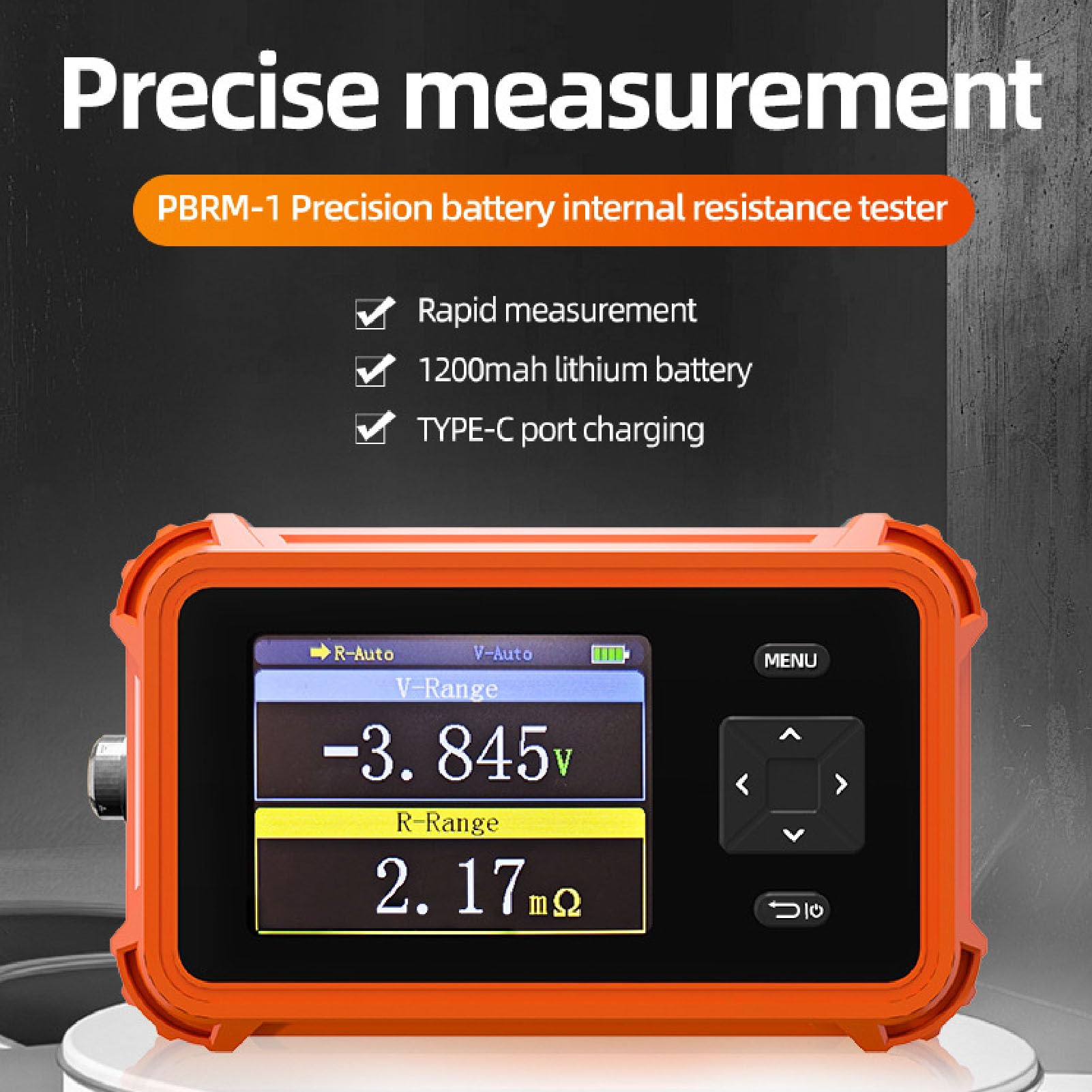 Garosa Tester Wewnętrznego Rezystora Napięcia Akumulatora 2,8-calowy Ekran TFT Analizator Cyfrowy z technologią 1 KHZ AC do Miernika Akumulatora LFP w Samochodzie