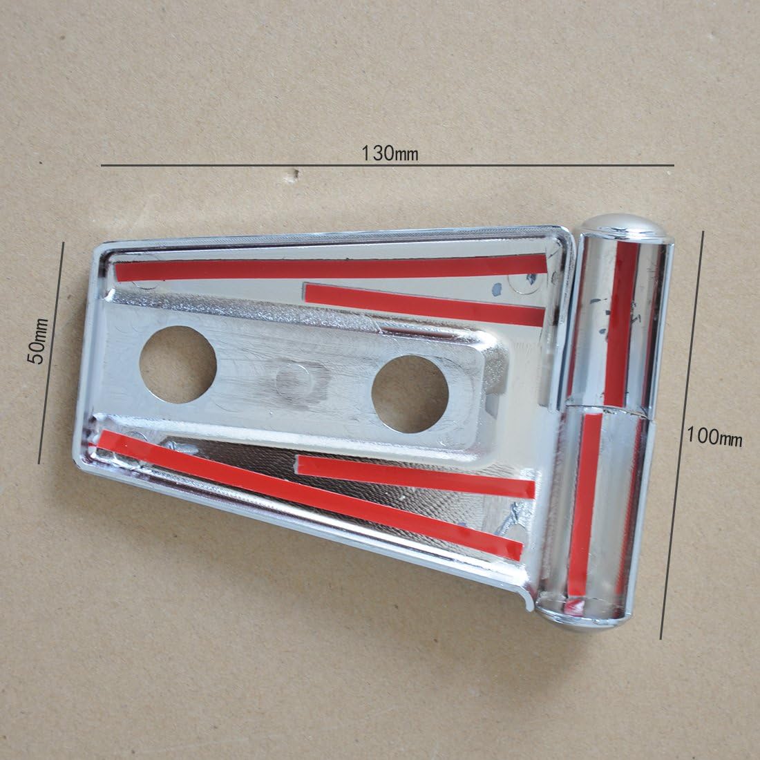 Sunny Chrome Trim Engine Hood Hinges Covers for 2007-2015 Wrangler JK 4 Doors