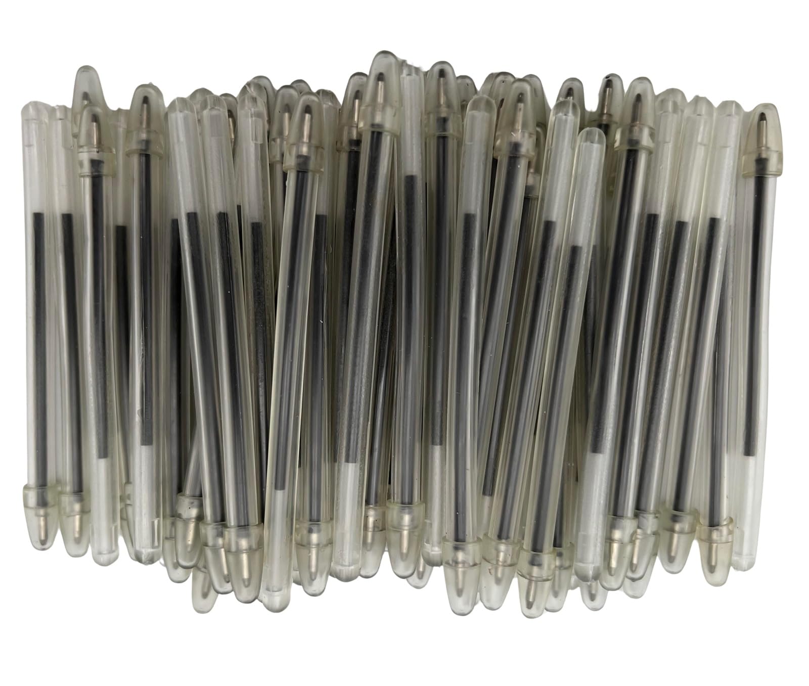 Comfort Axis Flexible Non-Lethal Safety Pens 4" Bendable Pens for Hospitals, Mental Health Institutions and Prisons, Black (Pack of 50)