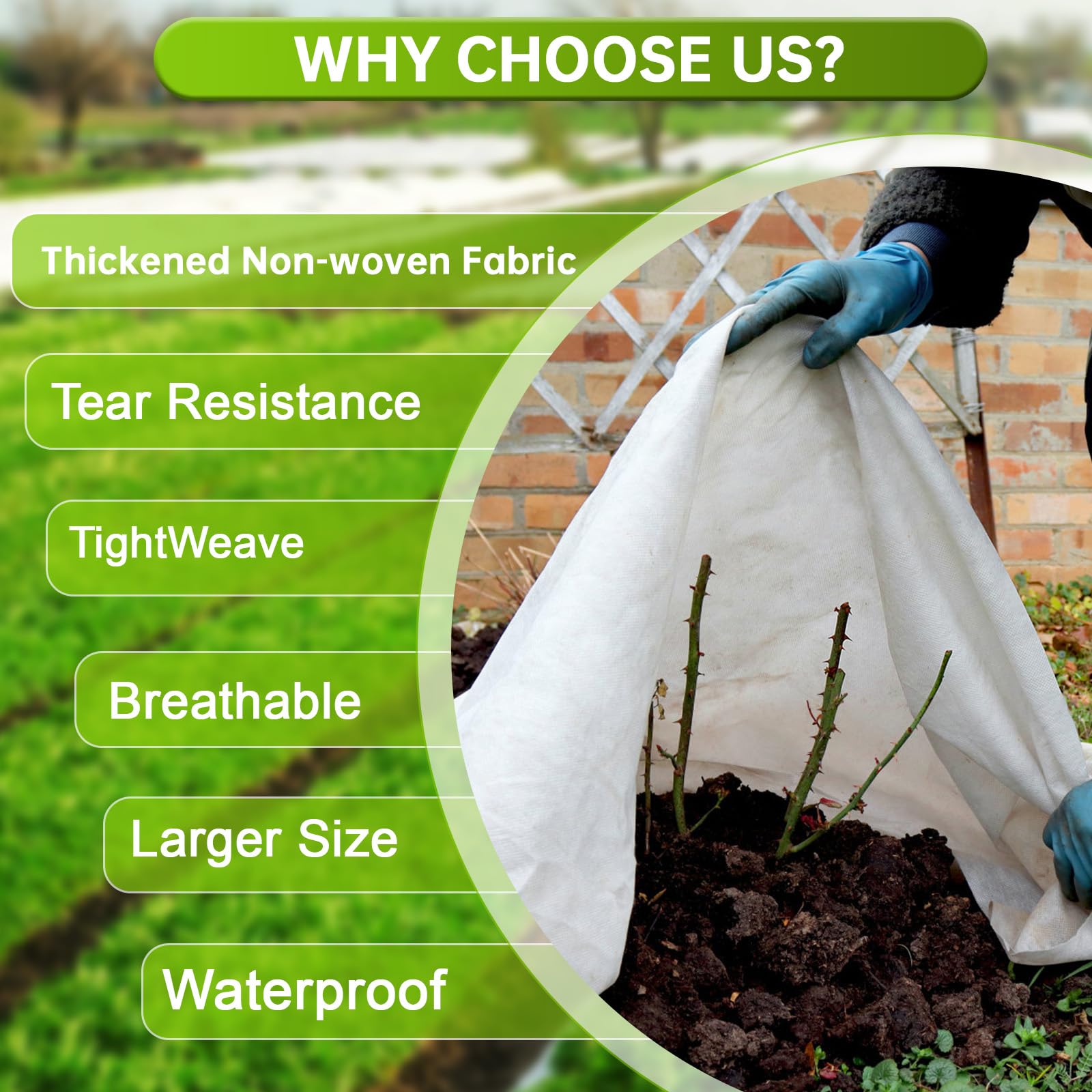 Paquete de 4 cubiertas para plantas de protección contra la congelación, 10 pies x 33 pies, 29.8 g/yd², tela para plantas al aire libre, cubierta flotante para hileras de heladas para invierno, jardín