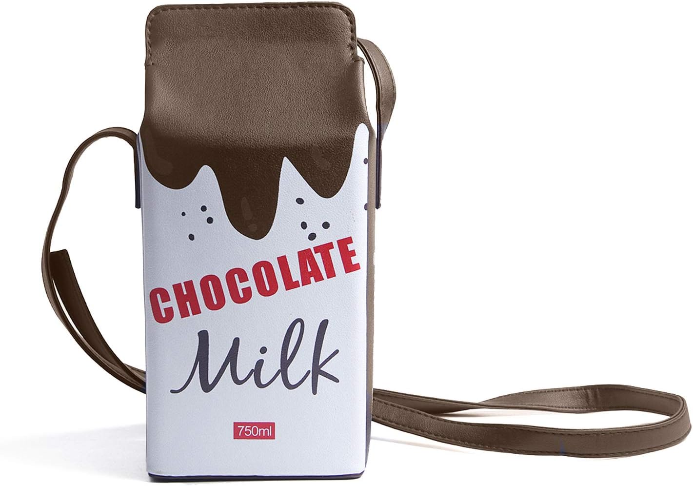 Fruits Banana Strawberry Milk Box Cross Body Purse Bag Women Phone Wallet Shoulder Bags - Image 3