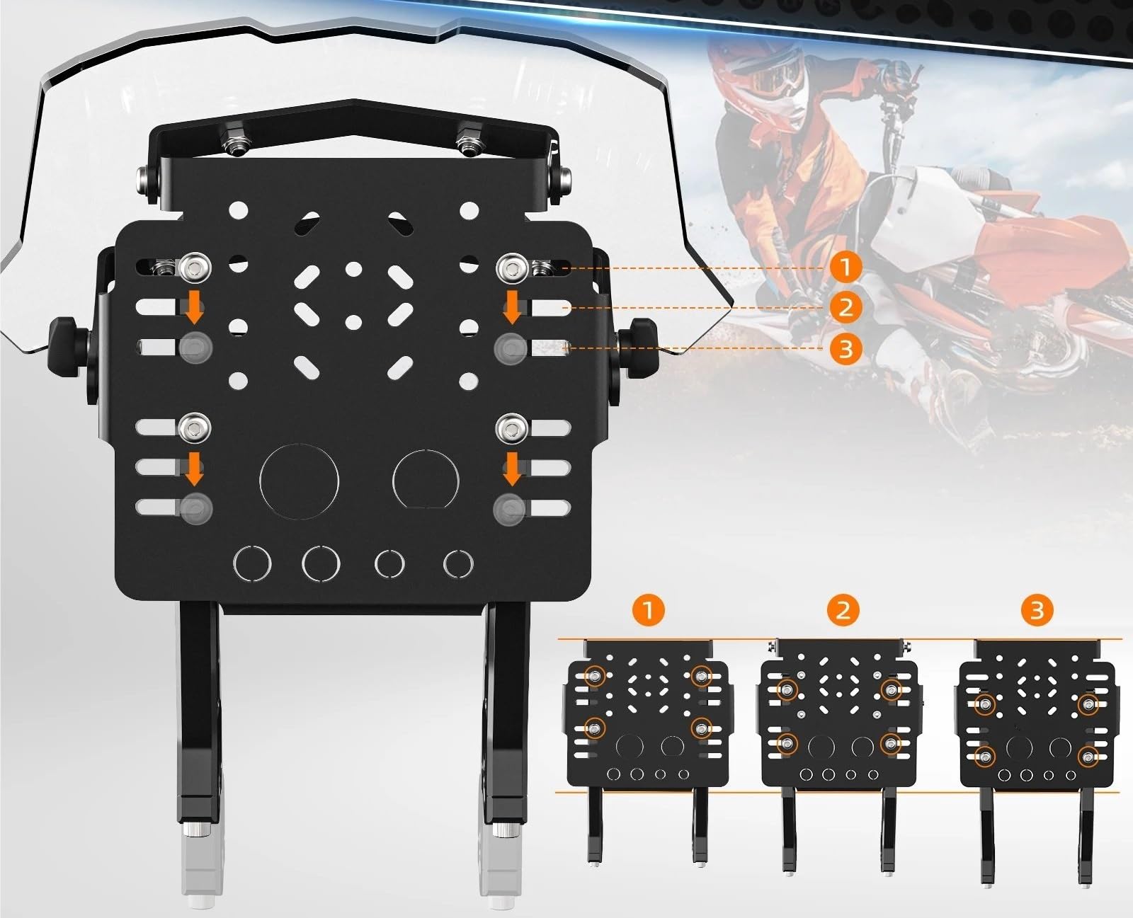 Support De Navigation pour Moto pour GasGas 700 SM/ES 2022 – 2024, Support GPS pour Kit Carénage Support Fixation GPS