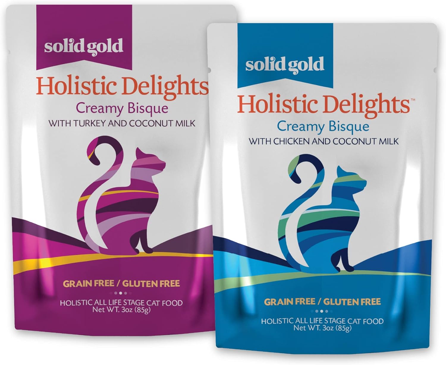 Solid Gold Wet Cat Food Pouches Holistic Delights Creamy