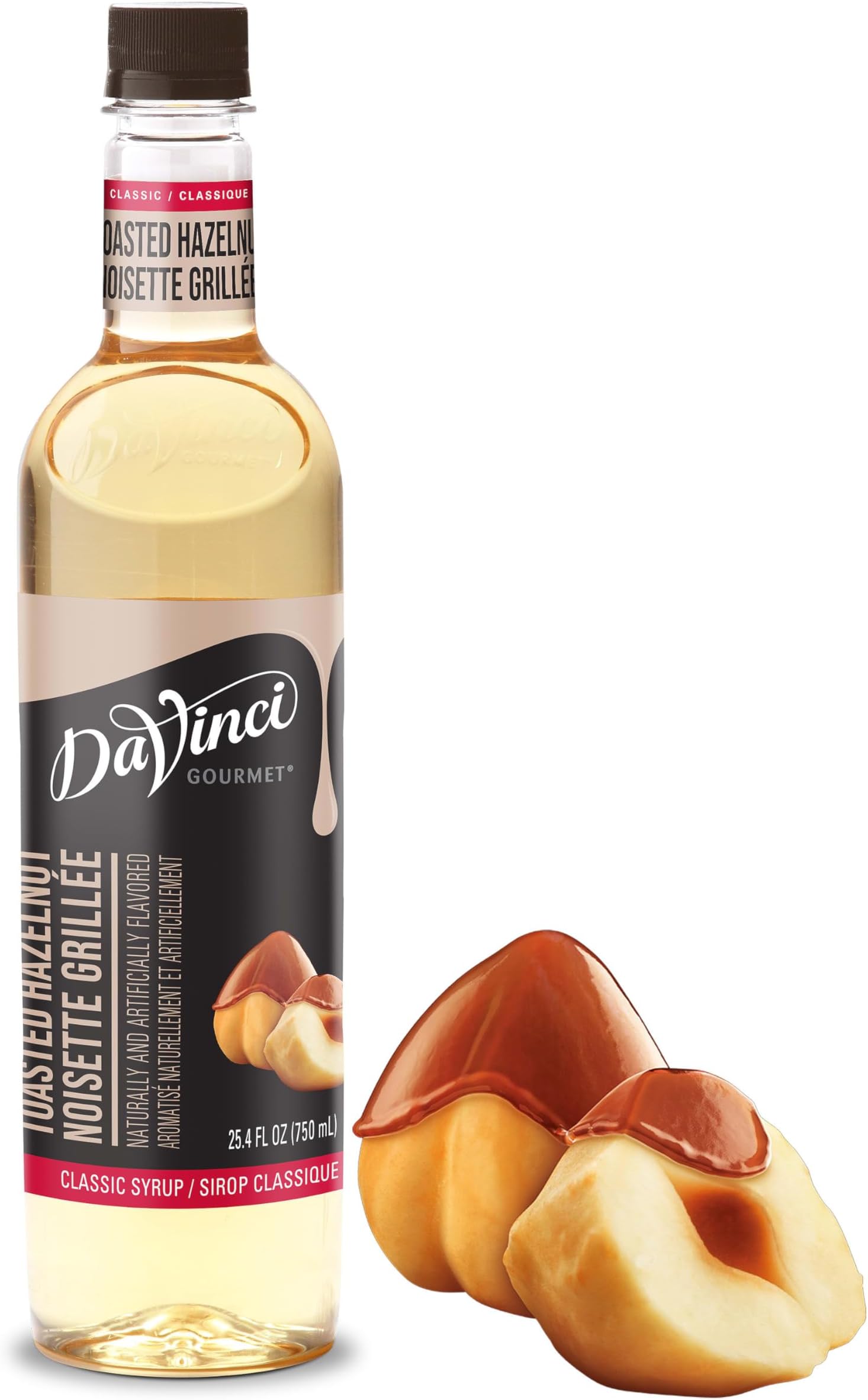 Classic Toasted Hazelnut Syrup, 25.4 Fluid Ounces (Pack of 1)