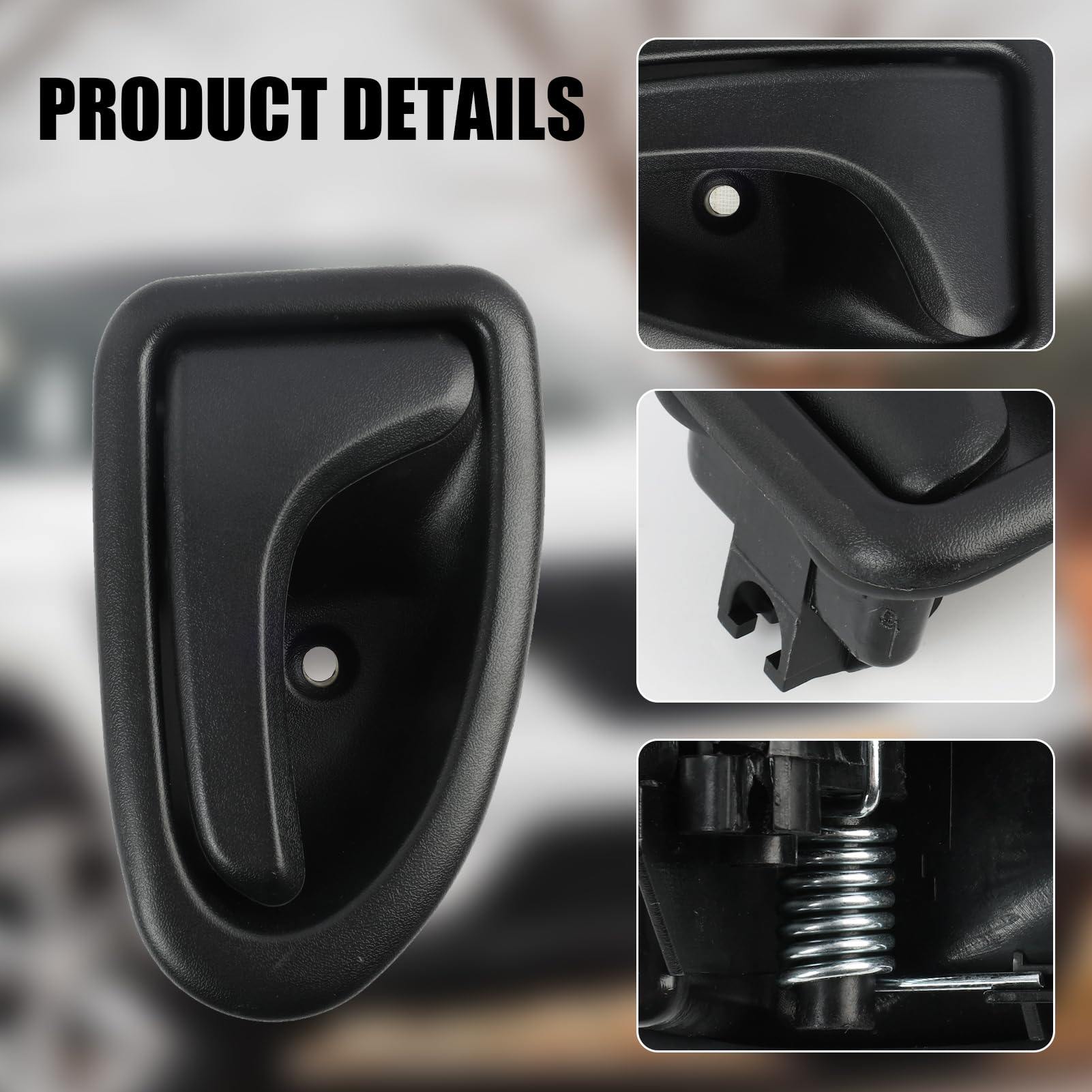 Aramox Maniglia per portiera interna per auto, sostituzione della maniglia per portiera interna per auto, 7700353282 compatibile con II 1998-2005 I 1995-2002 SCENIC I 1999-2003 2001-2007, destra