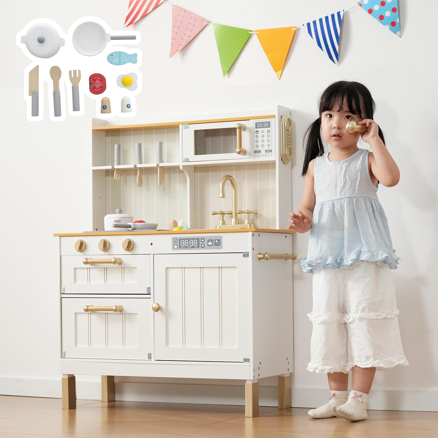 5月20日より値上げ」全新品 おままごと キッチン ヨーロピアンシェフ風 