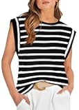 Cap Sleeve Tops for Women Summer Top Basic Tee Shirts Casual Tank Loose Fit 2025 Fashion