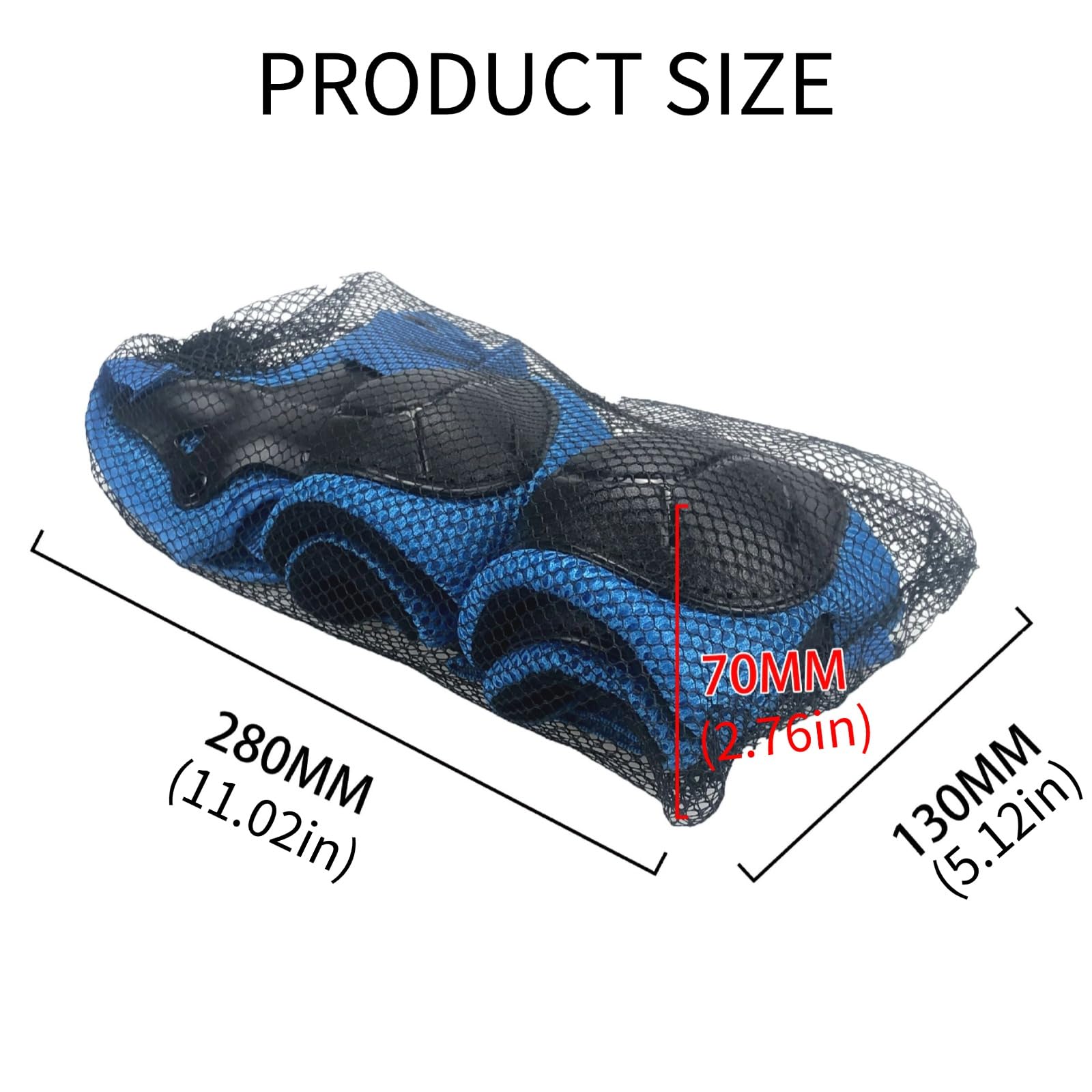 Genouillère Enfant Roller 6 en 1 Protection Skateboard Velo avec Coudières et Protèges-Poignets