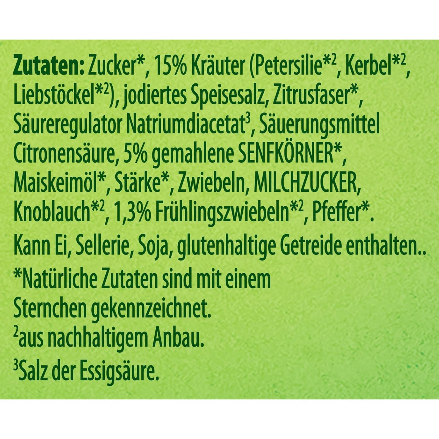 Zwiebel-kräuter Salat-krönung - Vinagreta de cebolla y hierbas para una deliciosa vinagreta con ingredientes naturales, 5 sobres - Ensalada lista en un instante - Compatible con Knorr - 55g