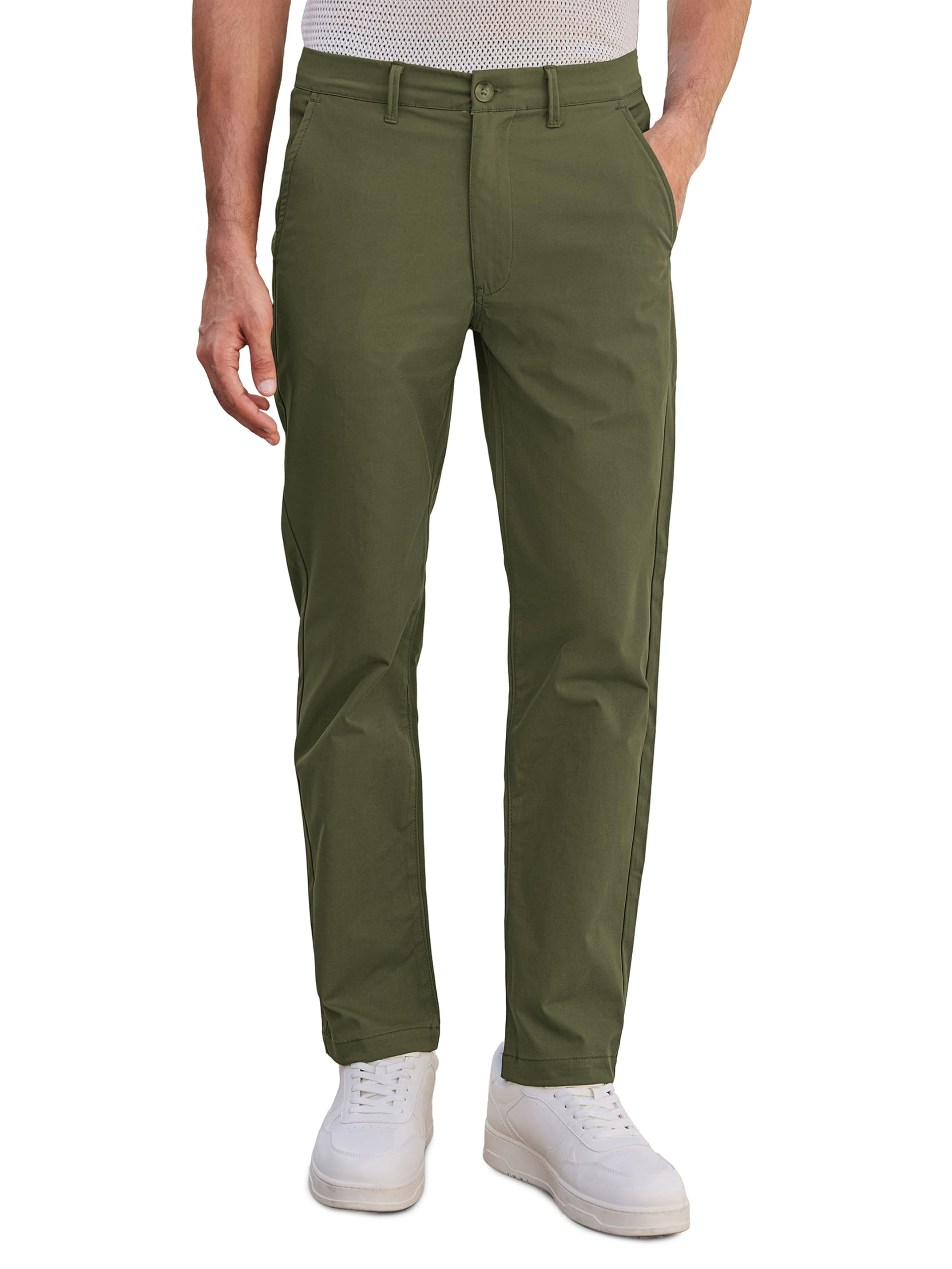 Vero Moda Trousers Regular Fit Chinos Pants for Men 5892 in neutral