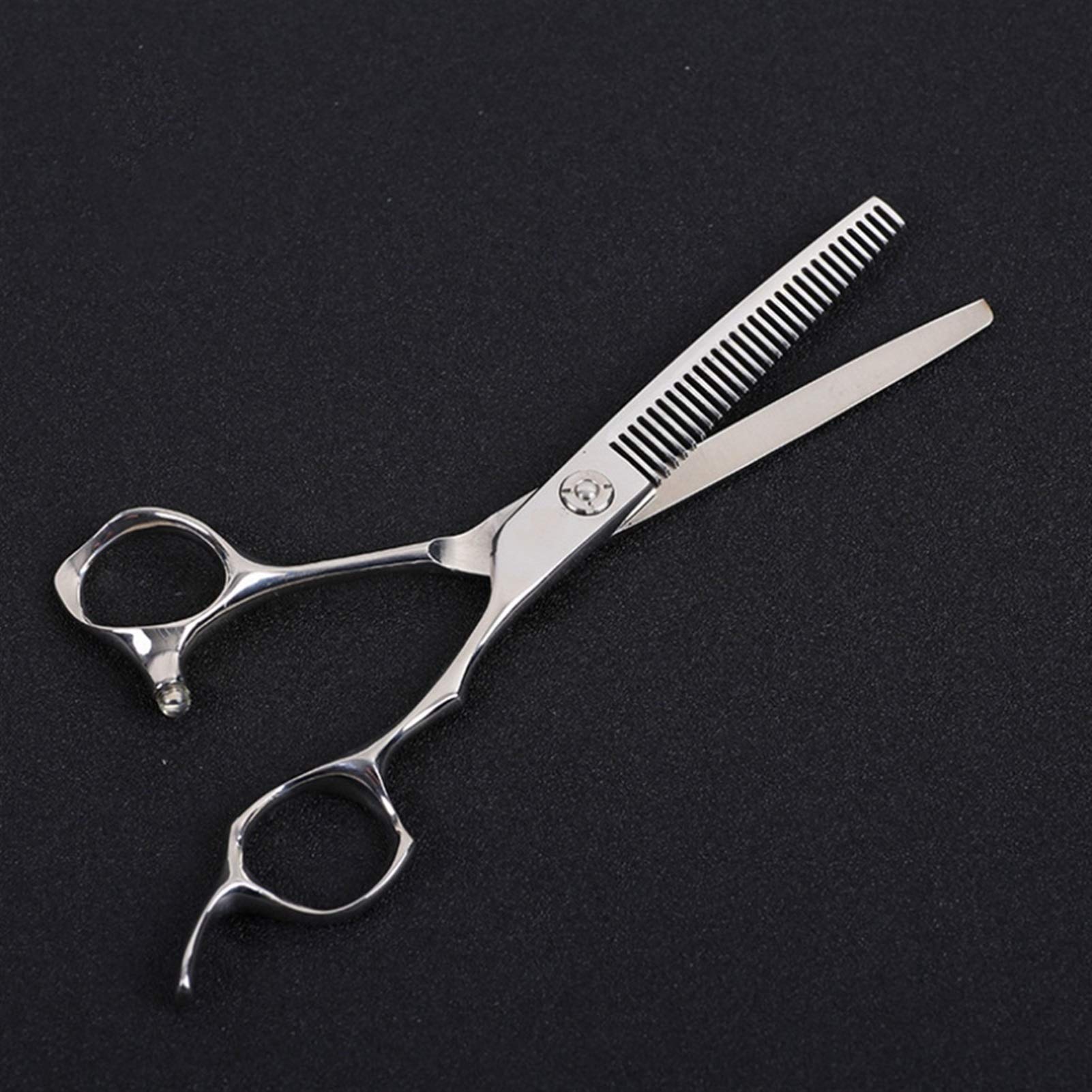 Forbici da parrucchiere Forbici per sfoltire in acciaio inossidabile da 6 pollici Forbici per sfoltire i capelli Barbiere professionale affilato Attrezzatura per parrucchieri