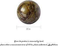 Vista 2 de Bolas de mano de piedra de mármol cian nuwa con patrón tradicional de bambú, bolas de masaje saludable chino para masaje, para relajar los dedos