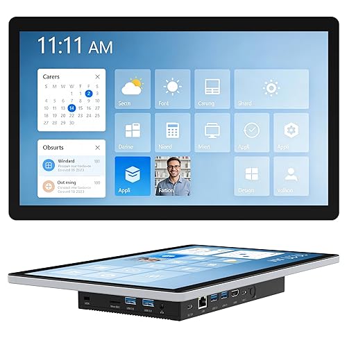 All-in-One Industrial 13.3 Inch Touchscreen Panel PC, Celeron N5100 FHD