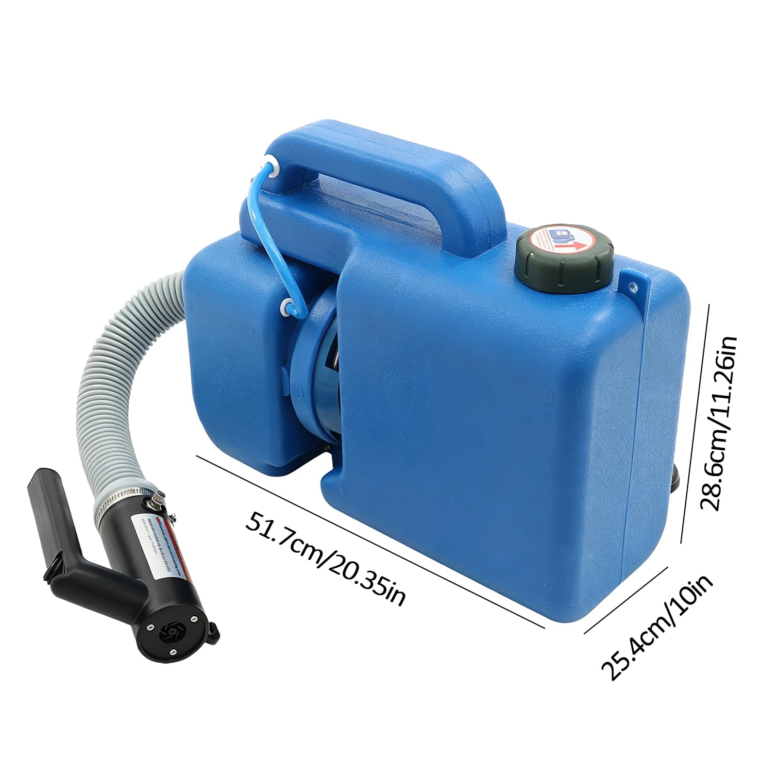 5L Elektryczny zimny opryskiwacz ULV z plecakowym atomizerem mgły, regulowanym natężeniem przepływu, zamgławiaczem Vape do domu na zewnątrz w pomieszczeniach Plug-in hybrid