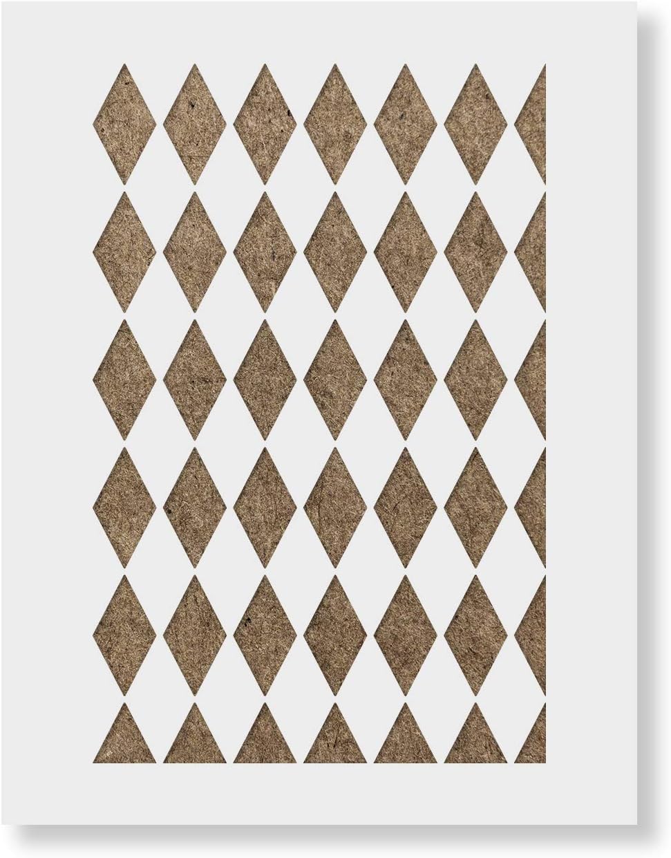 Harlequin Stencil - Harlequin Pattern, Harlequin Print, Harlequin Stencil, Wall Stencil Design - Create Your Own Space