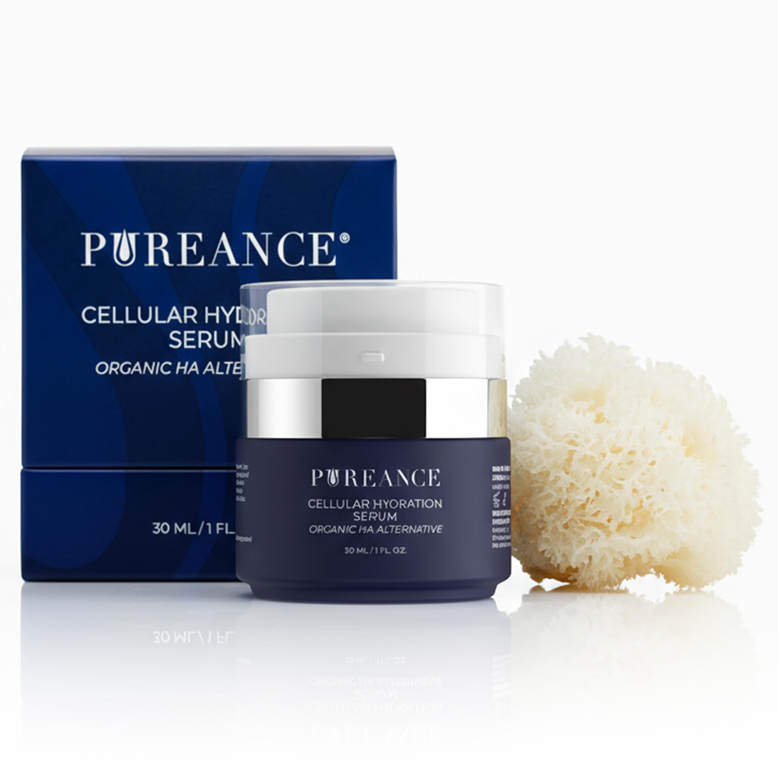 Cellular Hydration Serum - Hyaluronic Acid Alternative - Face Skin Serum for Hydrating - For Women & Men - With Witch Hazel, Glycerin, Aloe, Calendula, Turkey Tail, Tremella Mushroom & More - 1 Fl Oz