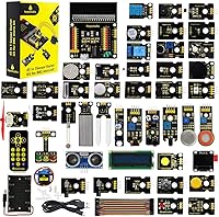 Vista 1 de KEYESTUDIO 45 Sensors Starter Kit for BBC Microbit V2.2 V2 V1.5 (Without Micro:bit), Sensor Breakout Board, i2c LCD, Buzzer, 5v Relay with Tutorials