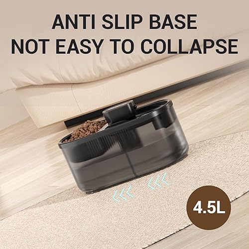 Miniatura 6 de Smart 4.5L Pet Water Fountain Automatic Dispenser with Quiet Pump for Dogs & Cats (Black)