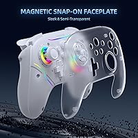 Vista 8 de EJGAME Wireless Controller Compatible with Switch/Switch 2/Windows PC/Steam Deck/Android, Switch Pro Controller with Hall Effect Joysticks and
