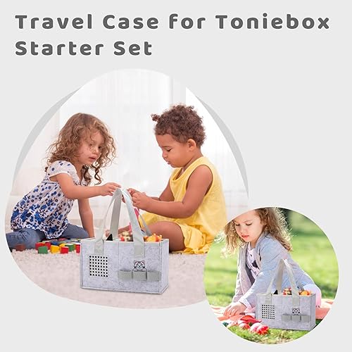 Miniatura 6 de Estuche para juego de iniciación Toniebox - Bolsa para figuras Tonies Estuche de transporte portátil para juguete musical educativo Bolsa de