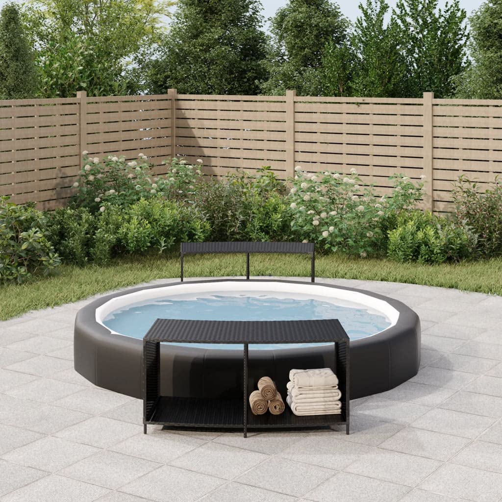 Banc d'extérieur en polyrotin Gecheer pour aménager une terrasse moderne