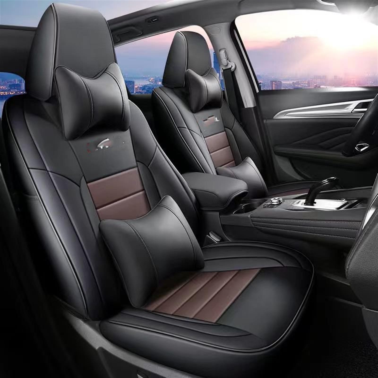 YOUZKA Car Seat Cover Cushion Waterproof Leather Automobiles Interior Accessories For Haval F7 F7x 2019 2020 2021 accessories