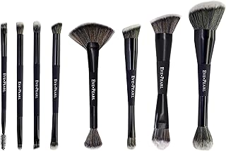 EVE PEARL Juego de 8 brochas completas de dob...