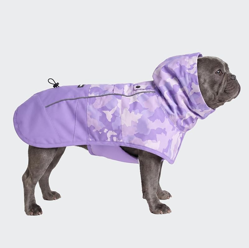 Capa de Chuva para Cães Spark Paws Impermeável com Capuz e Cobertura Completa DR441054