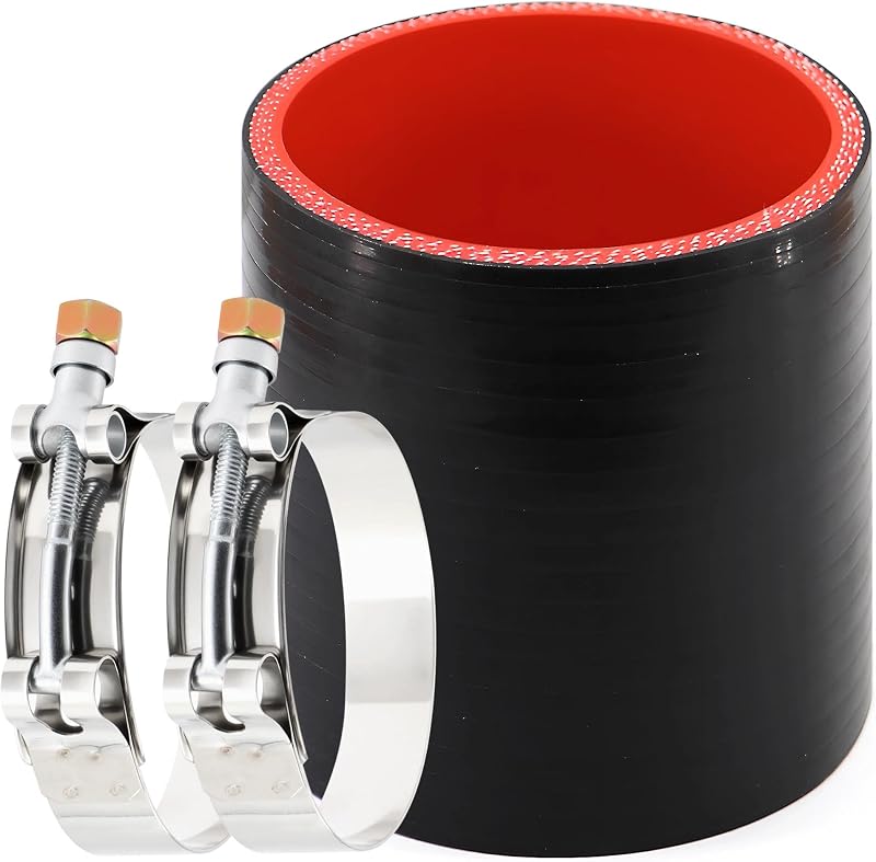 Mangote Redutor de Silicone Ingoulut 2,75" para Admissão e Intercooler – 1 mangote + 2 abraçadeiras