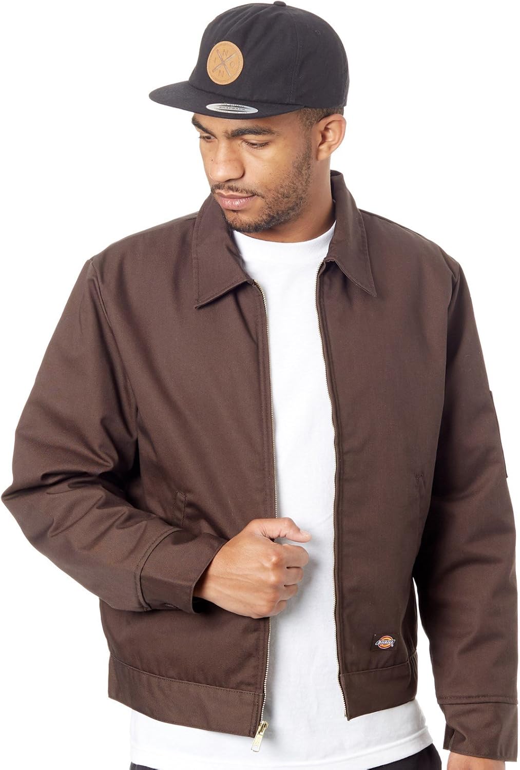 Dickies Tj15 断熱アイゼンハワージャケット ダークブラウン-S 9/2再