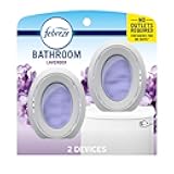 Febreze Small Spaces Air Freshener, Odor-Fighting, Plug-In Alternative, Air Fresheners for Home and Bathroom and Kitchen, Closet Air Fresheners, Light Lavender Scent, 2 Count