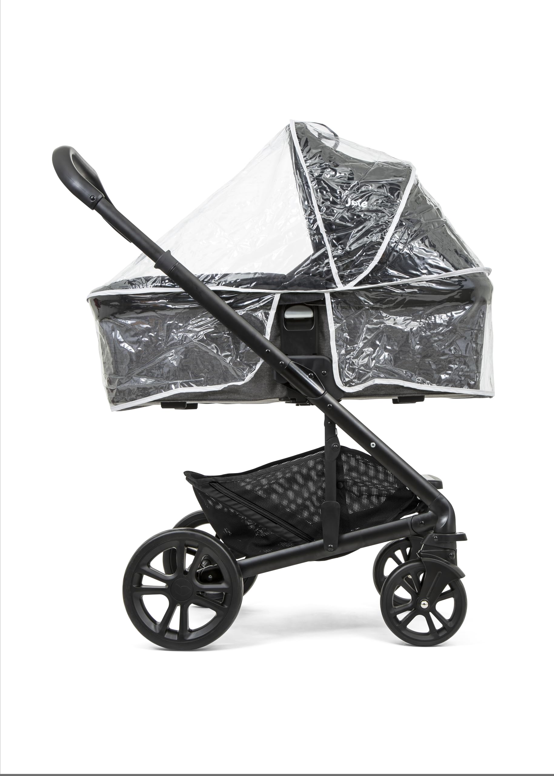 Joie Chrome Babywanne, kompatibel mit Chrome Buggy, Flache Liegefläche, UPF50+ Verdeck, Verstellbarer Schieber, Regenschutz, 0–9 kg