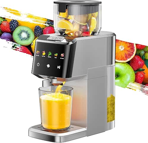 Cold Press Juicer with Large 5.12" Feed Chute- Slow Masticating
