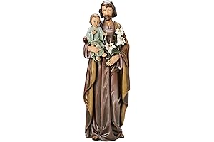 Roman's St. Joseph and Child Jesus Figure: A Devotional Masterpiece