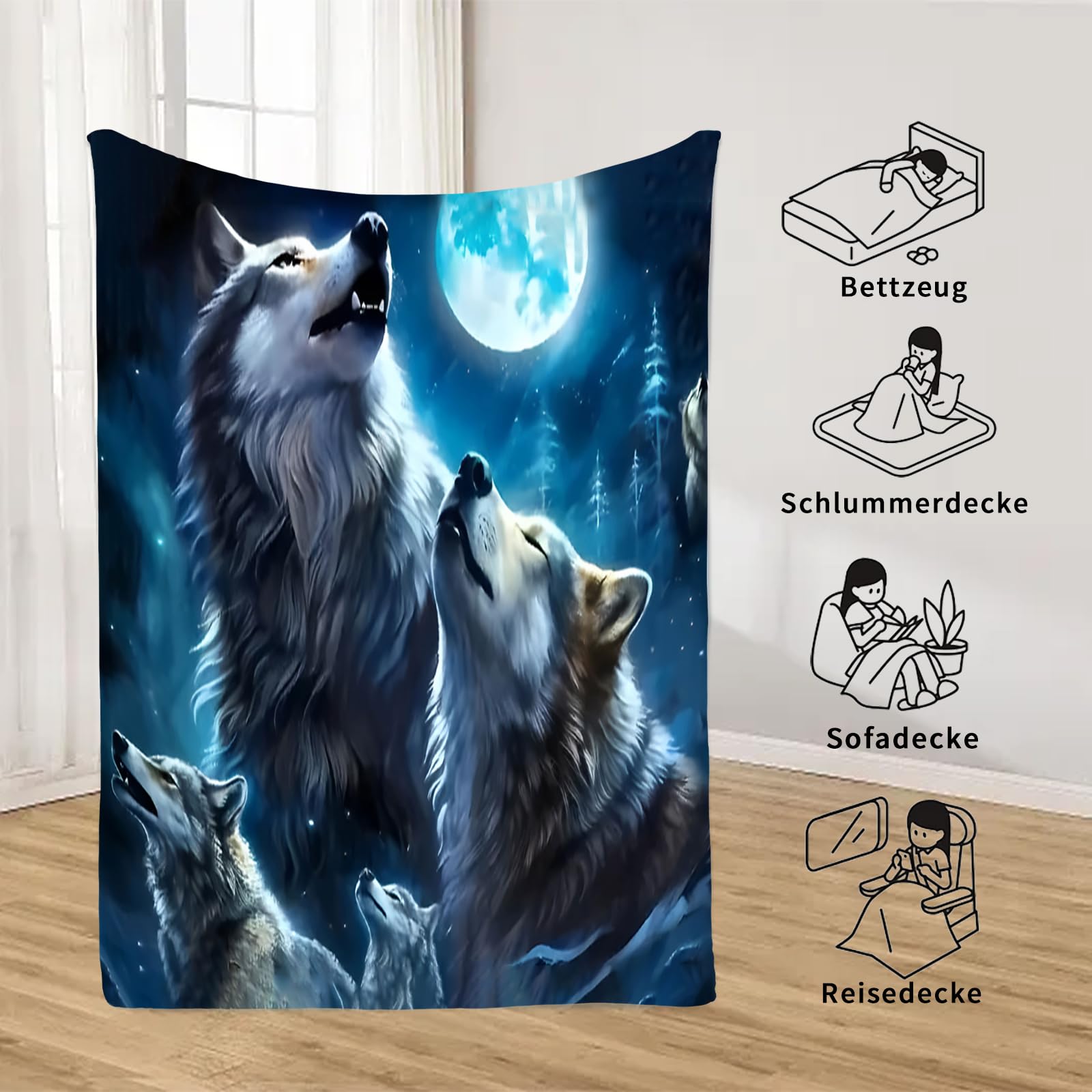 Coperta In Flanella Morbida Con Motivo Mucca Highland – 130x150 Cm, Microfibra, Leggera, Per Divano, Viaggio, Regalo Bambini E Adulti - 5