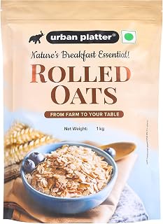 Urban Platter Rolled Oats, 1Kg (100% Whole Grain | High-Fibre | High-Protein) Price In India