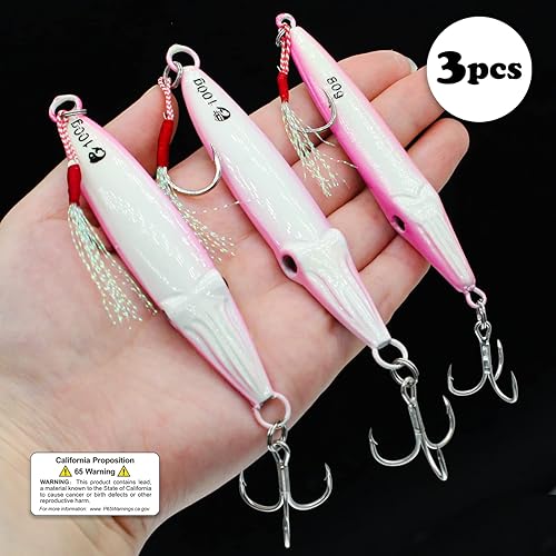 Miniatura 5 de Plantillas de pesca verticales de agua salada, cuchara de jigging vertical, señuelos de atún de pesca, señuelos artificiales de pesca para atún,